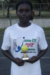 junior tennis player