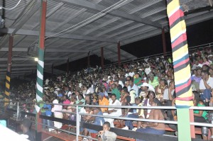  A section of the large crowd that attended the 44th Independence Celebrations at the National Park