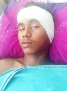 The injured Ramesh Persaud