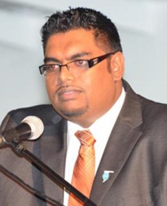 Housing Minister Irfaan Ali 