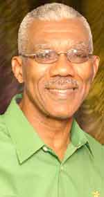 APNU+AFC Presidential Candidate, David Granger