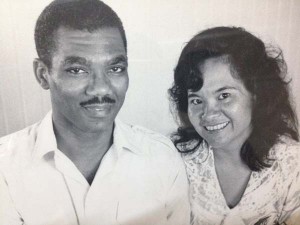 President David Granger and the First Lady, Mrs. Sandra Granger in their younger days.