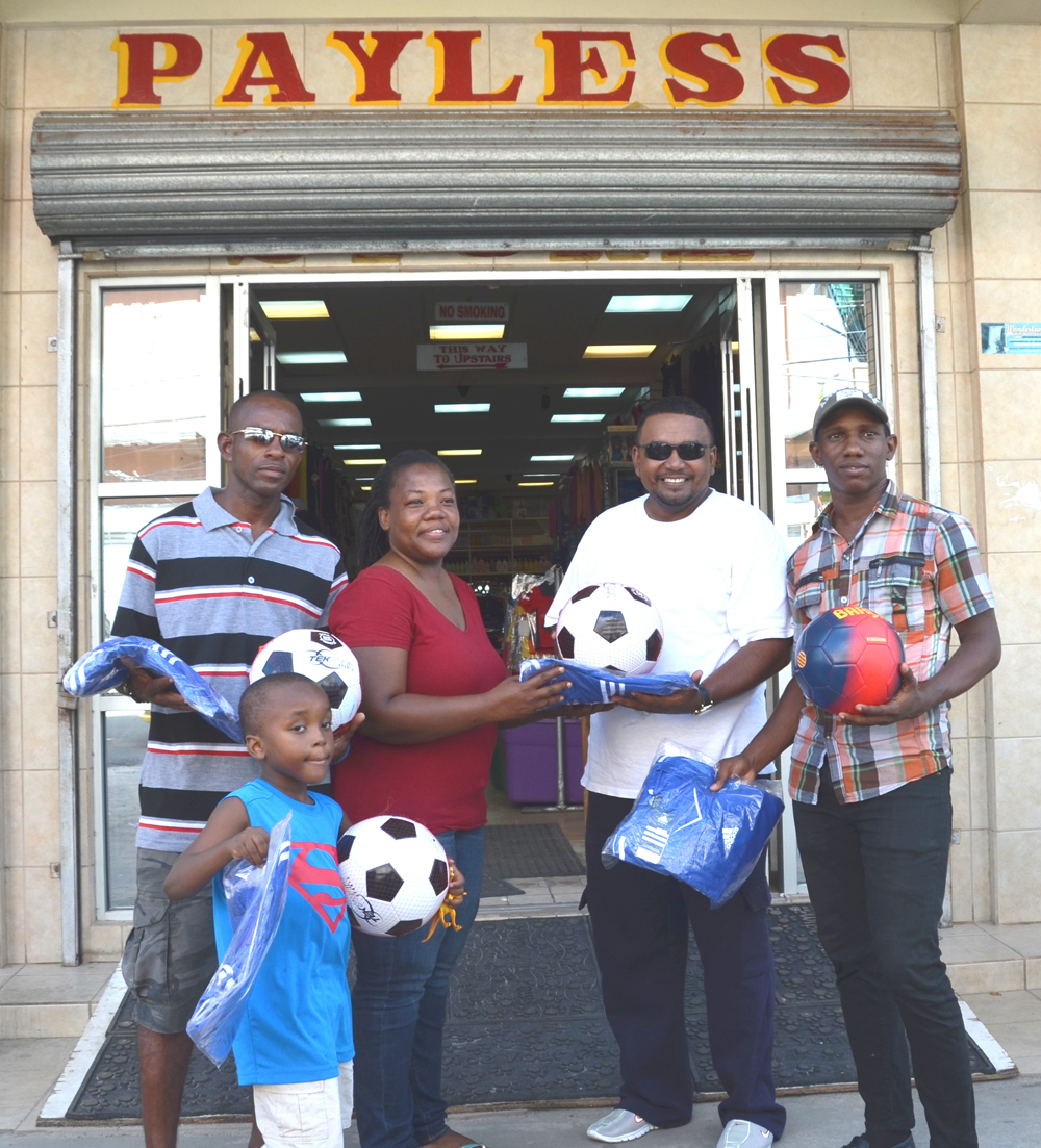 Payless Variety Store donates equipment to OrDis FC : Kaieteur News