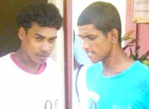 CHARGED: Gocoul Madanpaul and Rooplall Abrahim