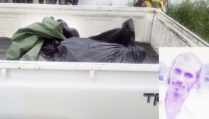 Mohamed Shameer [inset) remains were found in a black plastic bag.