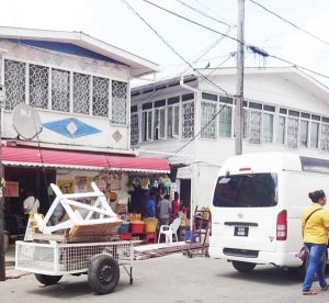 One of the grocery stalls that the perpetrators attacked.