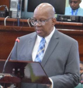 Finance Minister Winston Jordan