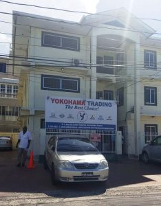 The robbed headquarters of Yokohama Trading, Kingston.
