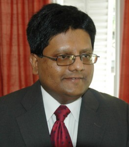 Finance Minister, Dr Ashni Singh
