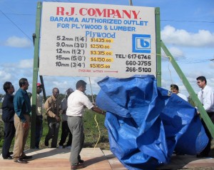 RJ. Company unveils the new lumber and plywood outlet at Land of Canaan