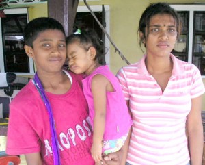 Three of the victims – Radha Samaroo,  her brother Junior and their baby cousin Shania 