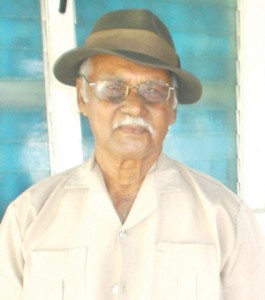 Mr Jagdeo Sanpat, 87, who lived at the inland Bath Estate in the 1930s. “Here now was pure bush then.”