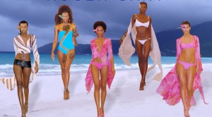 Designs from Roger Gary’s Aqua Couture