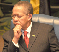 Jamaican Prime Minister Bruce Golding