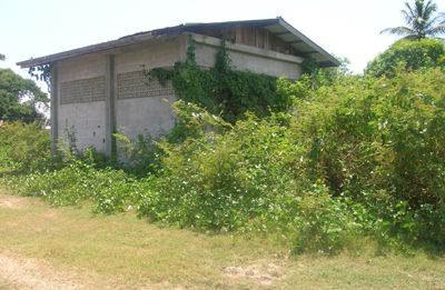 The unused $5M abattoir at Meten–Meer–Zorg, West Coast Demerara. 