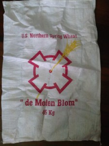 One of the improperly labelled flour bags which has caught the attention of Namilco