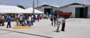 The $14M drying facility commissioned at Crane, West Coast Demerara yesterday