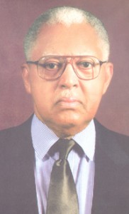 Guyana Born Sir Joaquim Gonsalves-Sabola retired Chief Justice and former President of the Court of Appeal