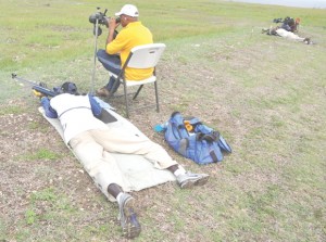 Bringing it home for Guyana!!!Caribbean Top Shot Ransford Goodluck, the last shooter at the 600 yard range, ensuring that Guyana created history by winning the Short Range Title for the first time in Barbados.