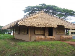 IAST’s eco-friendly house – made entirely of ‘green’ materials including pressed earth