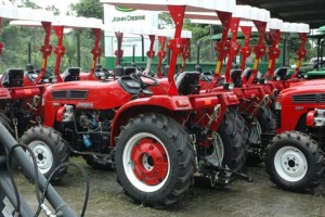 The tractors destined for Regions Eight and Nine.