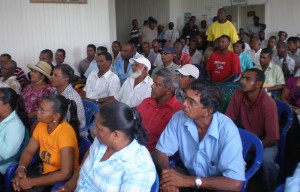 Essequibo rice farmers say that the coming crop is under  threat because they are still to be paid for the previous one.