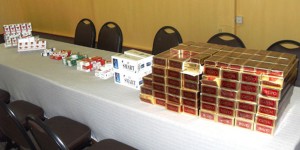 GRA said that it seized 34 bales of cigarettes smuggled from Suriname this week.