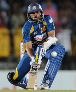 Tillakaratne Dilshan shapes to play the Dilscoop.