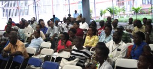 A section of the audience at the symposium.