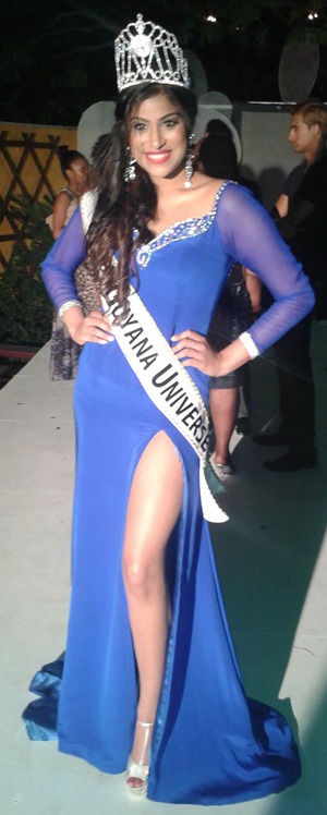 Miss Guyana Universe Katherina Roshana