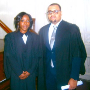 Attorneys at Law Mercedes Thompson and Brenden Glasford 