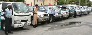 Millions of dollars in vehicles and other resources have been given to the Police Force over the past five years.