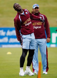 Darren Sammy strained his hamstring during training. (WICB)