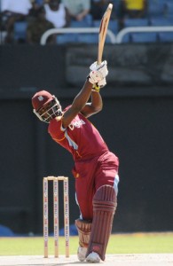 Andre Fletcher hit two sixes in his innings of 19. (Windies Cricket)