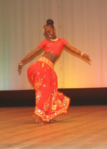 Jasmine Callender during her winning performance in the ‘Interpretive’ category 