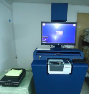 The Automated Fingerprint Identification System (AFIS) at CID Headquarters, Eve Leary