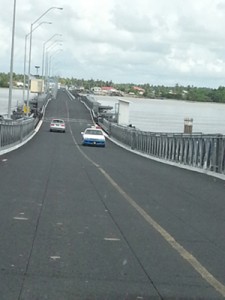 The Berbice River Bridge which was built utilizing PPPs
