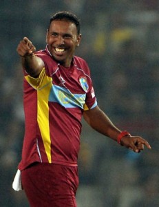 Samuel Badree’s 4 for 15 were the best by a West Indies bowler in World T20