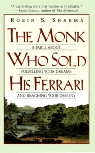 The book cover of The Monk Who Sold His Ferrari