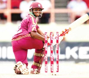 THE FINEST: Chanderpaul in one-day action for the Windies