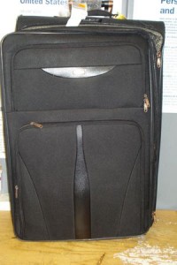The seized luggage