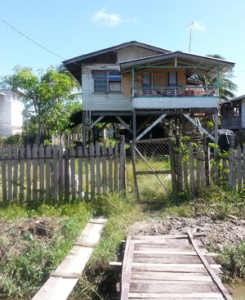 The house where Sugrim was allegedly murdered