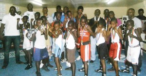 The participating boxers joined Steve Ninvalle and Terrence Poole for a photo opportunity upon conclusion of the tournament 