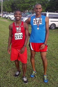 Kelvin Johnson (left) and Lionel D’Andrade in Trinidad and Tobago 