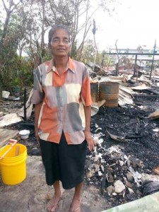 Shanta Motilall who resided at the now destroyed Lot 128 Lusignan property.