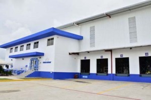The US$6M new distribution centre at Eccles that was commissioned yesterday.