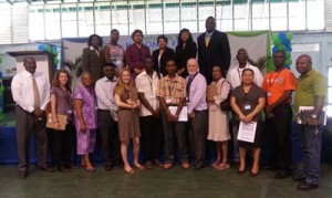 Education officials along with other stakeholders and judges of the 2014 Sagicor Visionaries Challenge