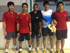 Guyana’s top Badminton players.
