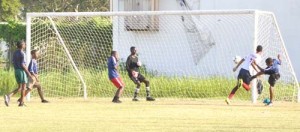 Matthew Harrison tormented the Richard Ishmael defence before scoring the first goal for Multi yesterday.