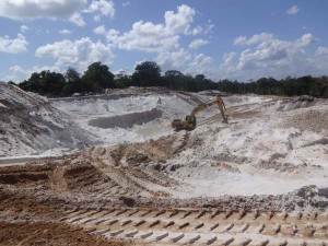 The new sandpit CHEC was given the go-ahead to excavate.